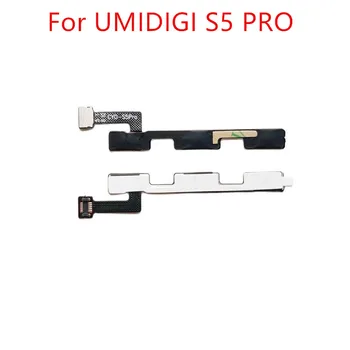 Ново за UMIDIGI S5 PRO телефонни части Бутон за включване на захранването + клавиш за сила на звука Flex кабел страна FPC ремонт аксесоари