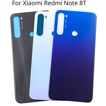 Ново за Xiaomi Redmi Note 8T батерия заден капак задна врата Note8T стъклен панел батерия корпус случай стикер лепило замени