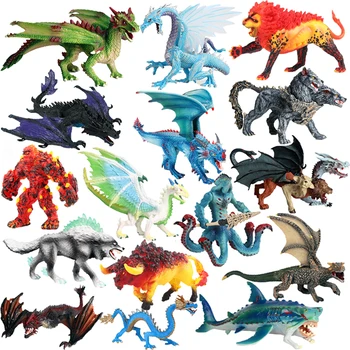 Ново митично животно оригинал дивак динозавър симулация дракон дявол море чудовище действие фигури реалистични фигурка деца играчки подаръци