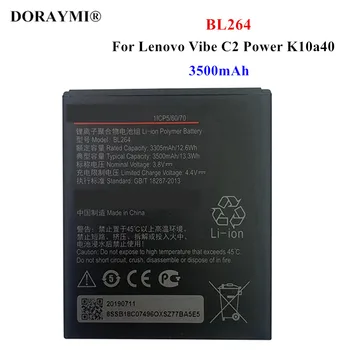 Оригинална 3500mAh BL264 батерия за Lenovo Vibe C2 мощност K10a4 S120 резервни телефонни батерии