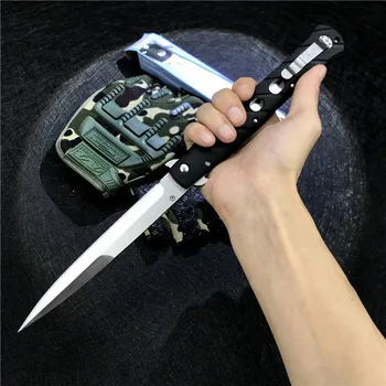 Открит сгъваем нож лов защита защитни остри ножове