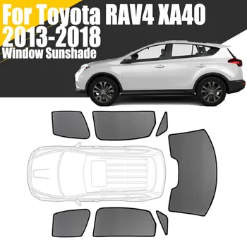 Персонализиран магнитен автомобилен прозорец сенник за Toyota RAV4 XA40 2013-2018 4-то поколение SUV завеса мрежа предно стъкло рамка завеса