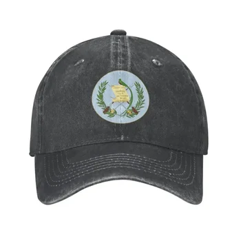 Пънк памучен герб на Гватемала бейзболна шапка Мъже Жени Регулируема татко шапка Спорт
