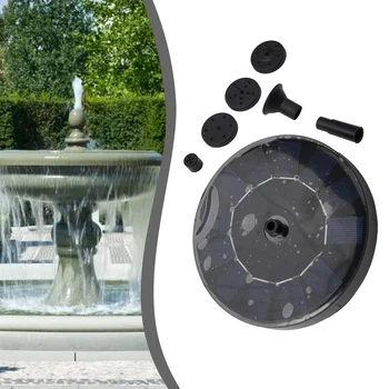 Слънчев фонтан плаваща помпа вода функция градина басейн птица баня езерце открито езерце фонтан помпи декорация