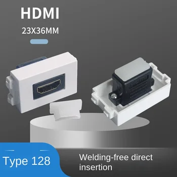 Стенен HDMI с висока разделителна способност директно скачване женски към женски панелен модул за компютърно мониторно оборудване за наблюдение