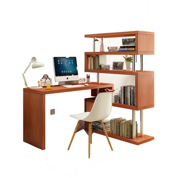 Учебно бюро, компютърно бюро, офис маса с лавица