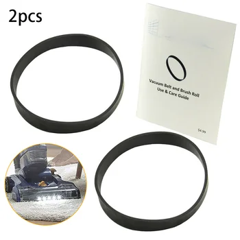 Черен гумен Power Path колани за Eureka Powerspeed Леки вакуумни колани 2 Pack #E0205 Висококачествен екологичен гумен колан